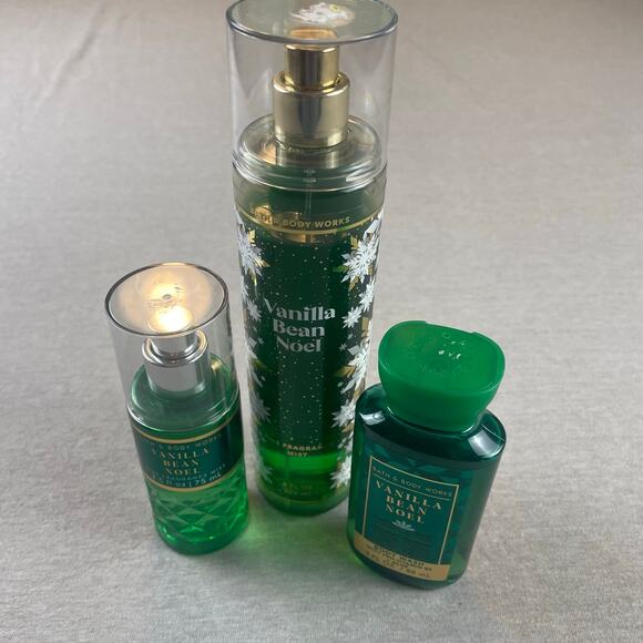 Bundle Bath & Body Works Vinalla Bean Noel Body Wash Mist - Picture 2 of 4